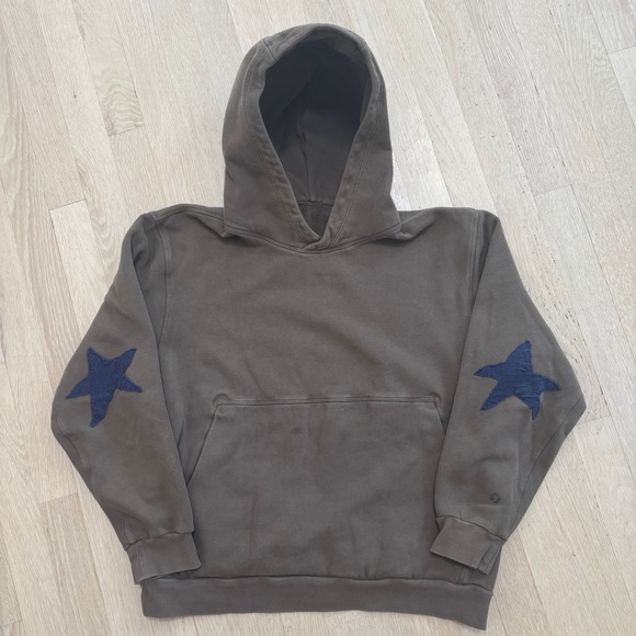 Lululemon Other - Lululemon Steady State Hoodie Mens Small Gray Used Star Patch Elbows